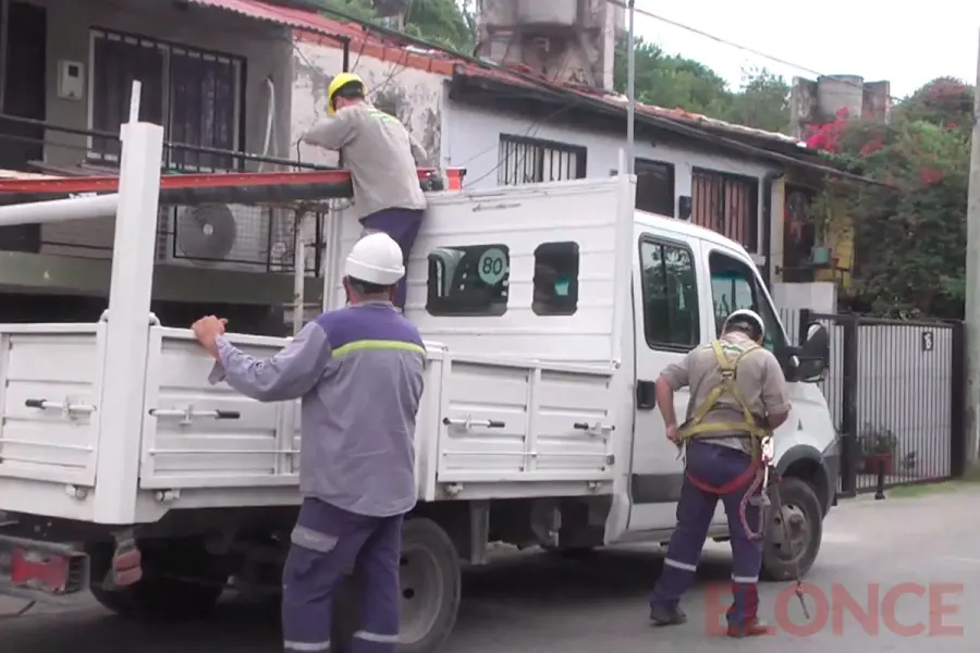 Trabajadores de Enersa.