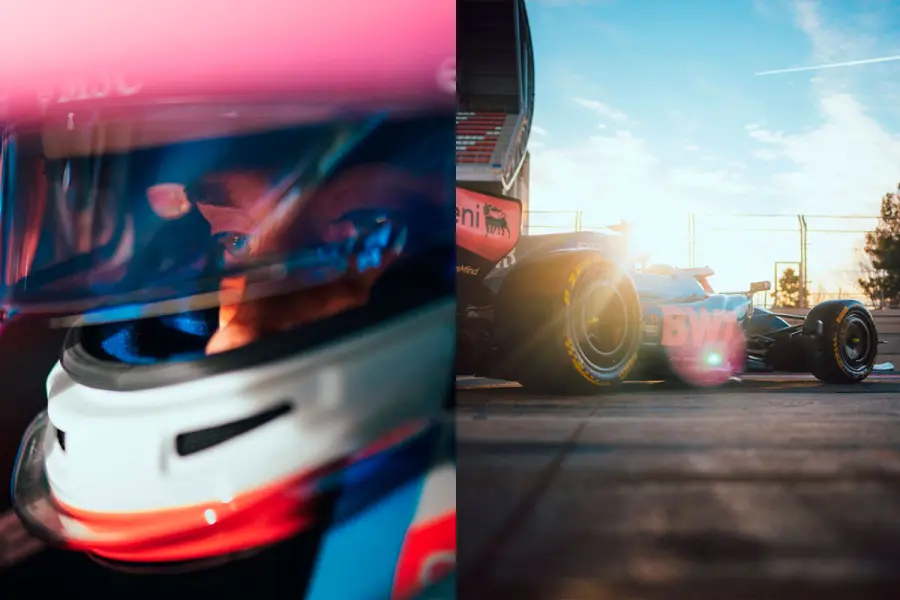 Franco Colapinto est&aacute; haciendo su primera pretemporada como piloto oficial. Foto: Alpine.