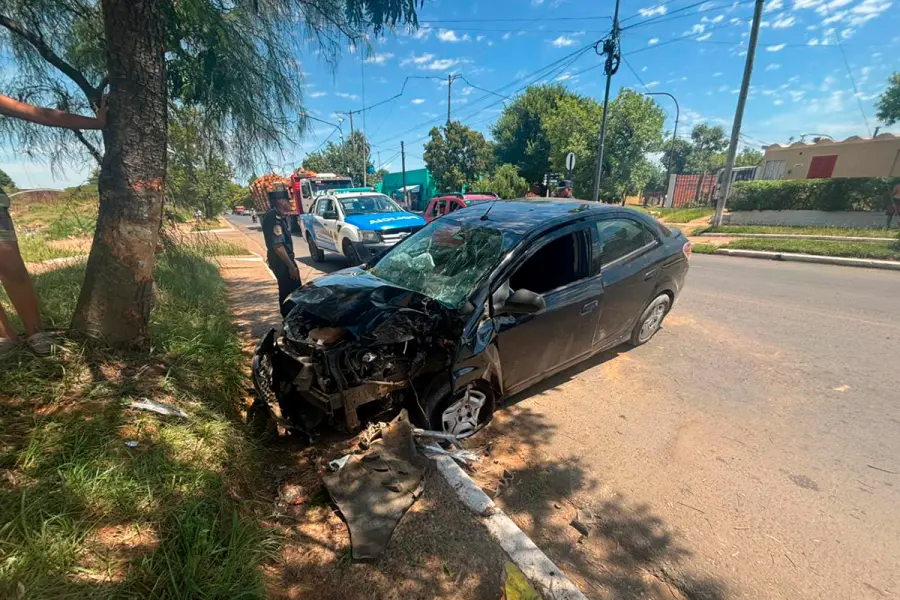 Accidente en Concordia (foto Polic&iacute;a de Entre R&iacute;os)