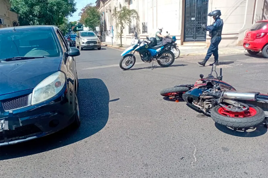 Accidente en Concordia (foto Polic&iacute;a de Entre R&iacute;os)