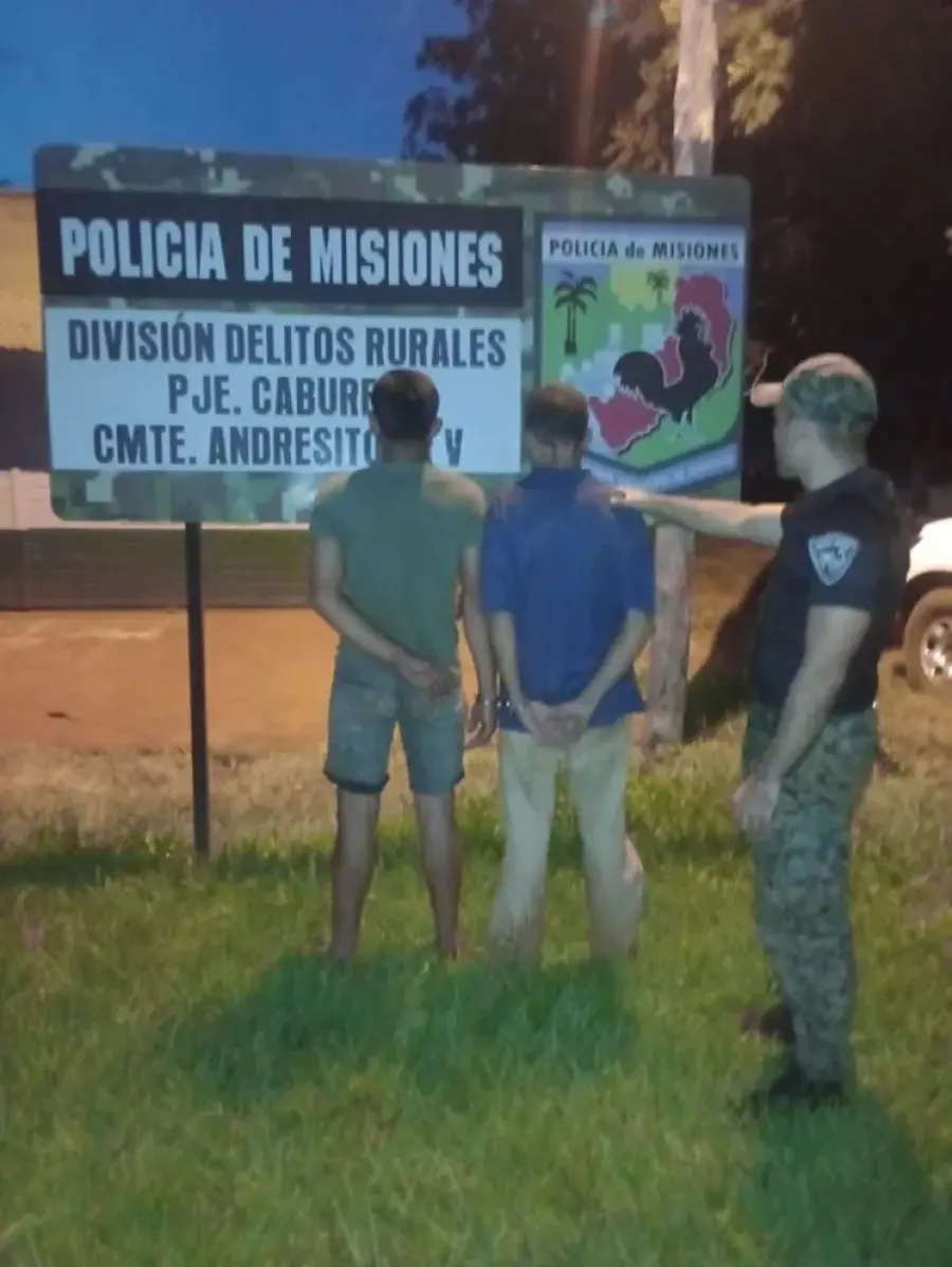 Detenidos en Misiones (foto Misiones online)