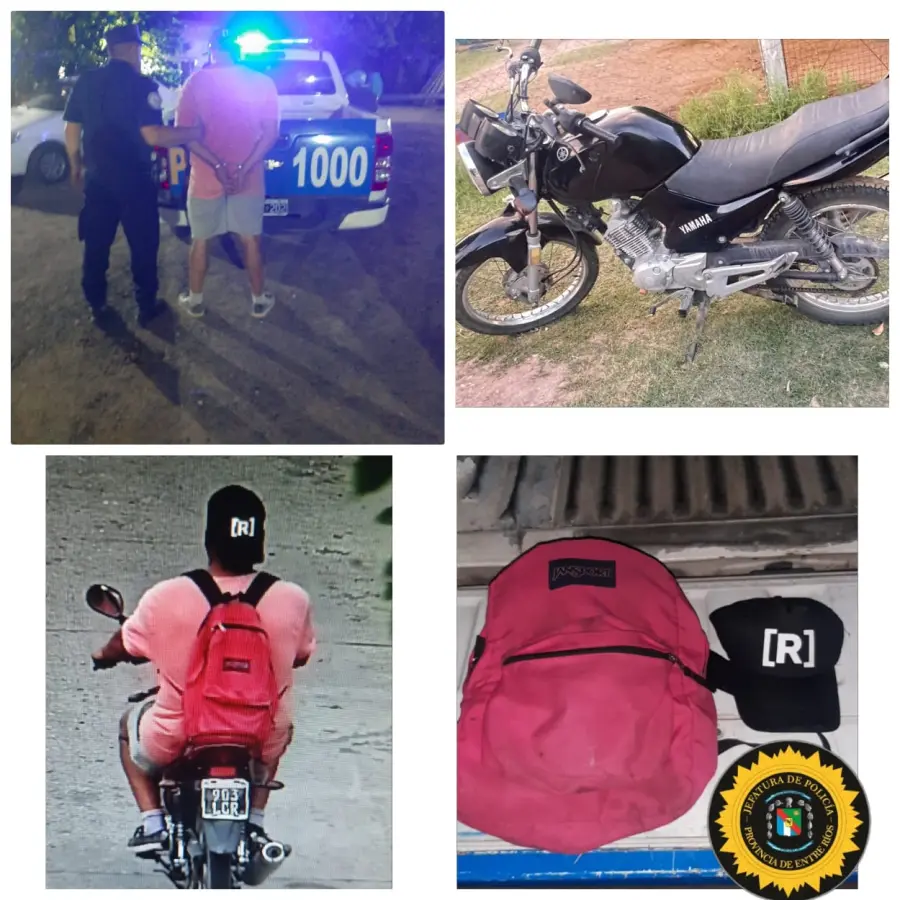 Motos recuperadas en Paran&aacute; (foto Polic&iacute;a de Entre R&iacute;os)