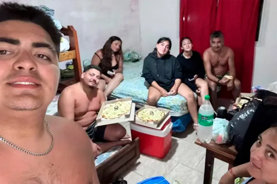 La familia damnificada por el robo