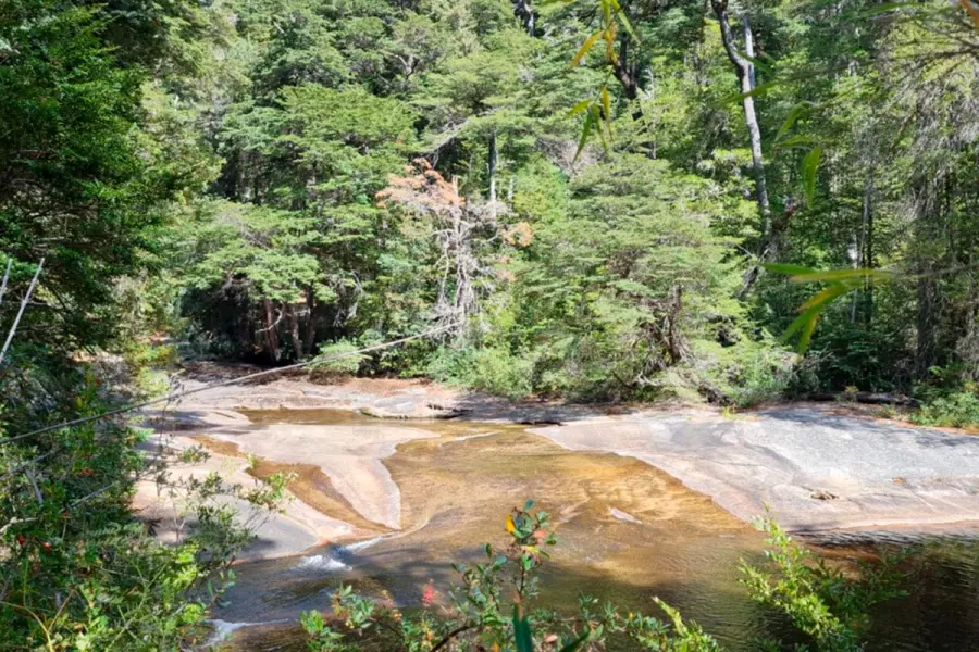 Cascada Frey. Foto: Diario R&iacute;o Negro.