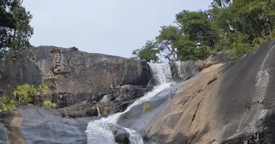 La zona conocida como "los toboganes"