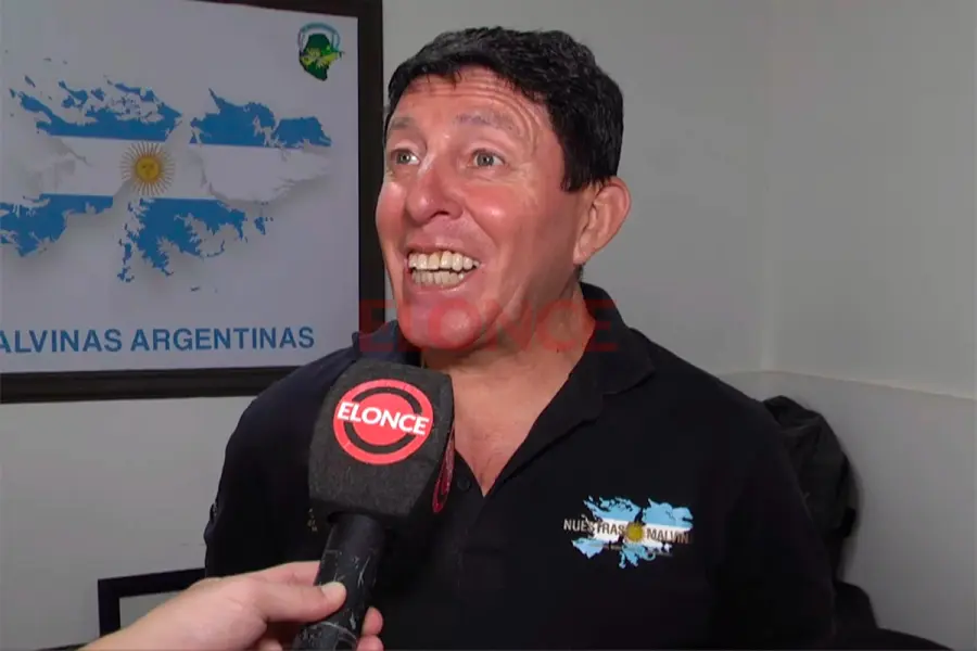 Omar Godoy, veterano de guerra de Malvinas (foto Elonce)