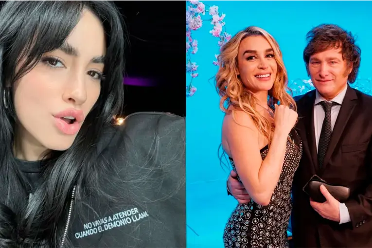 La irónica reacción de Lali Espósito a la presentación de Javier Milei y Fátima Florez
