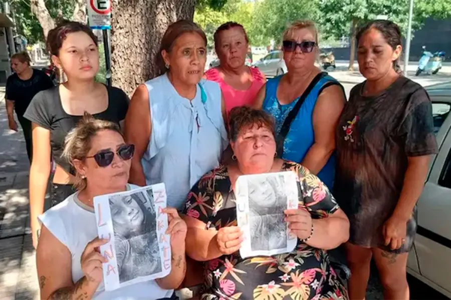 La familia de Luna Z&aacute;rate pide justicia por la adolescente encontrada muerta (foto La Capital)
