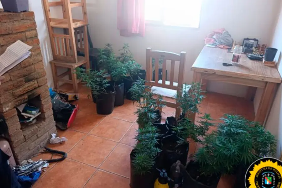 Allanamiento en el barrio Segundo Cuartel. Foto: Departamental de Victoria.