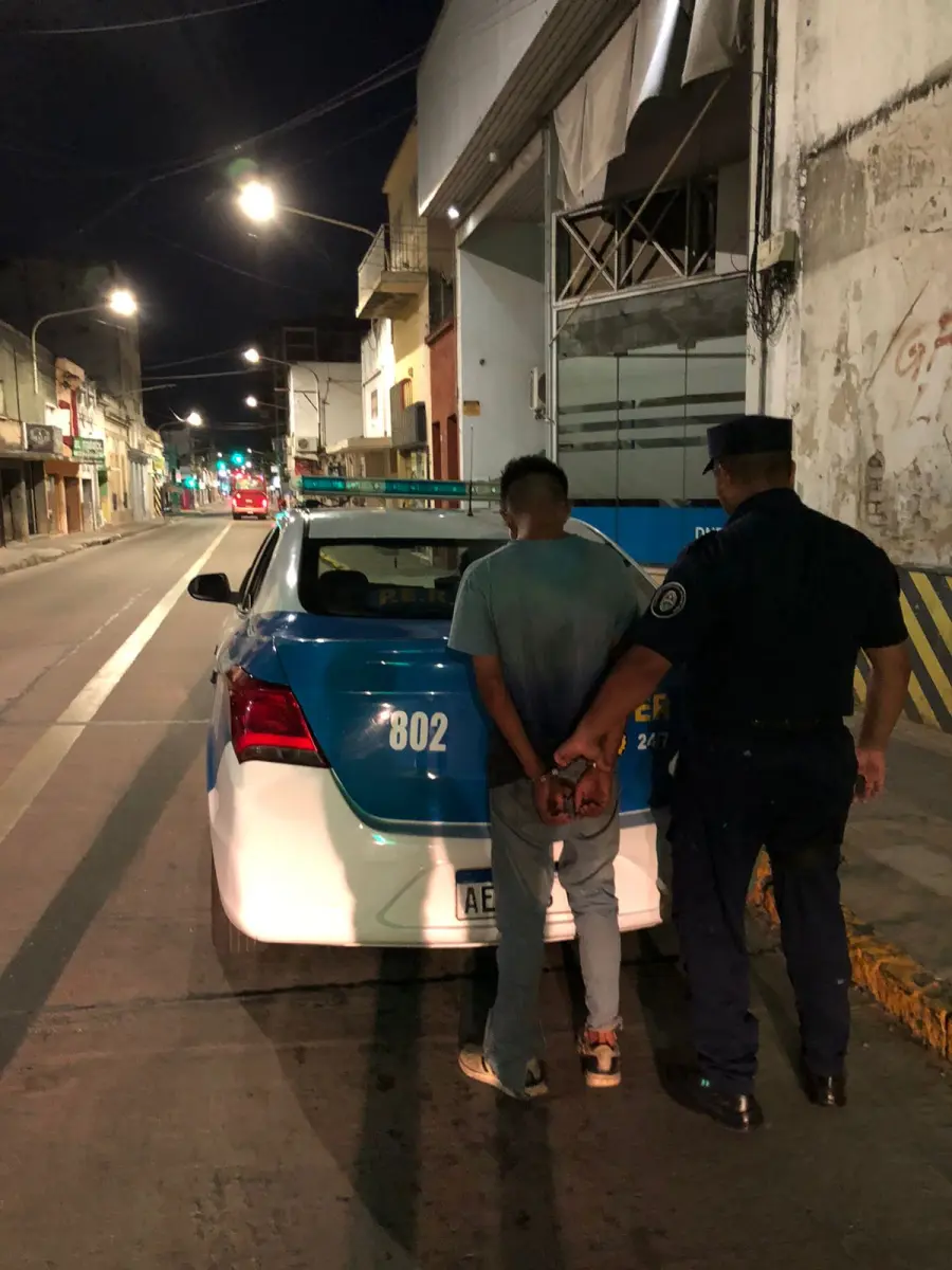 Detenido en Paran&aacute; (foto Polic&iacute;a de Entre R&iacute;os)