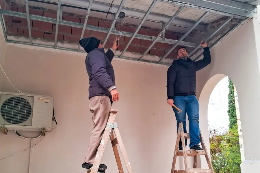 Obras en hospitales.