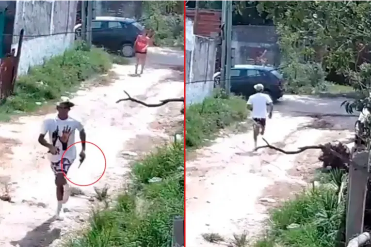 Video: pánico en barrio Capibá por corridas, gritos y disparos de armas de fuego