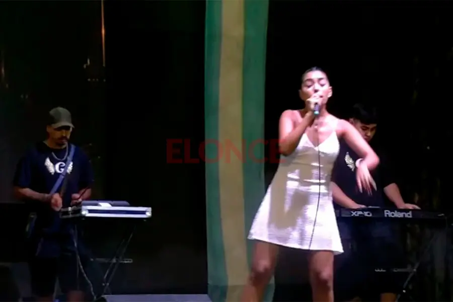 Giane Iglesias en la &uacute;ltima noche de la 34&deg; Fiesta Provincial del Caballo
