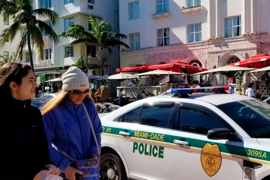 Ola de fr&iacute;o en Miami. Foto: EFE.