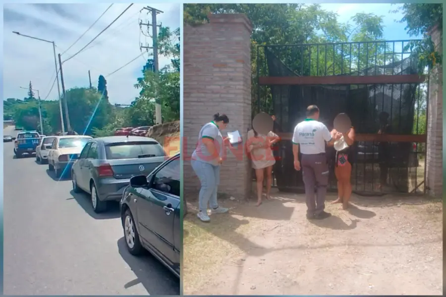 Intervenci&oacute;n por ruidos molestos en Paran&aacute; (foto Elonce)