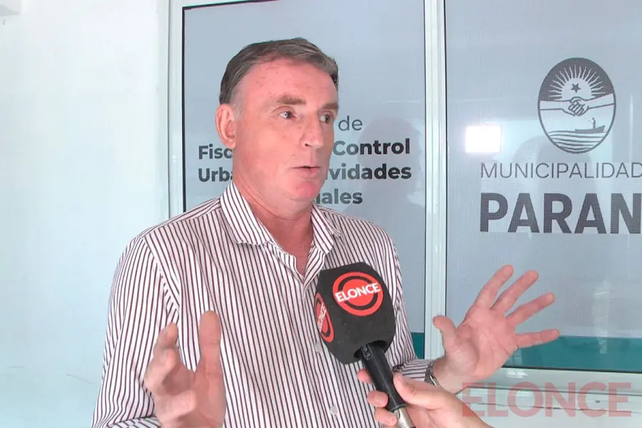 Secretario de Fiscalizaci&oacute;n, Control Urbano y Actividades Comerciales, H&eacute;ctor Bergara. Foto: Elonce.