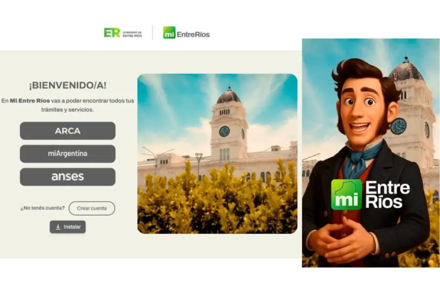 Plataforma Mi Entre R&iacute;os.