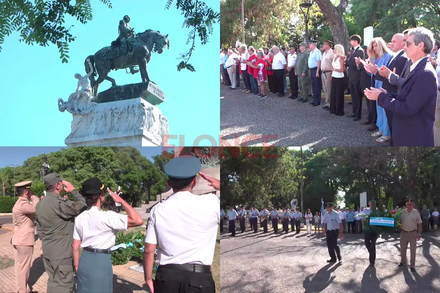 Acto por una fecha patria en Paran&aacute; (foto Elonce)