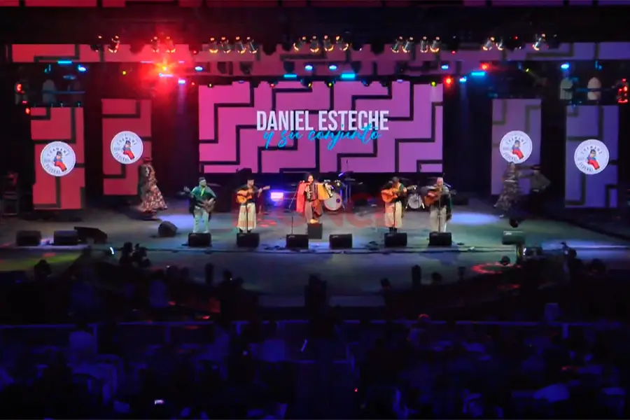 Daniel Esteche en el 51&deg;Festival Nacional de Chamam&eacute;