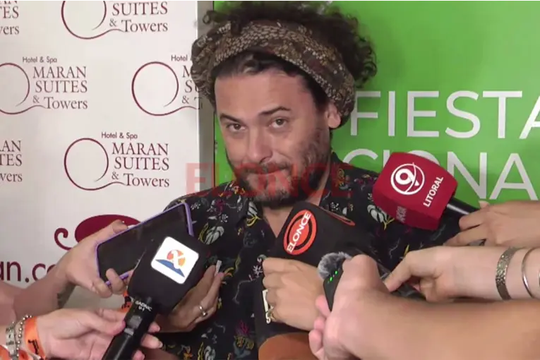 Raly Barrionuevo en Paraná: "El mate me hace sentir como en casa"