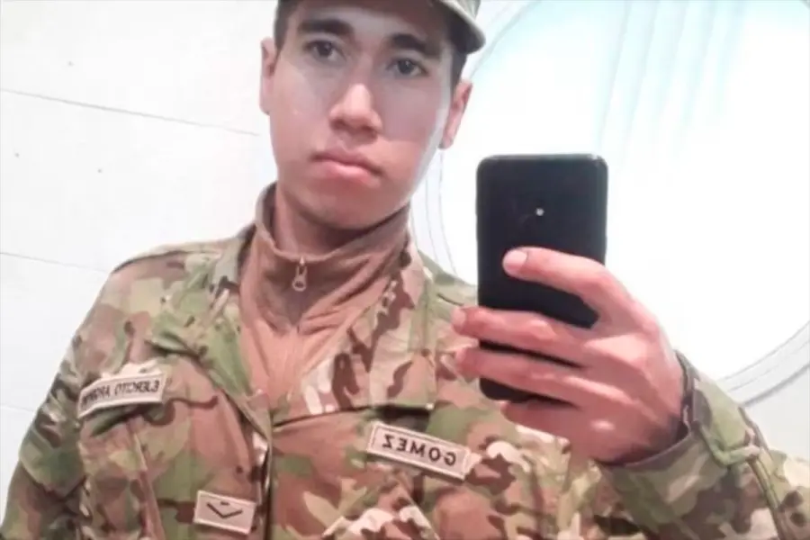 Rodrigo Andr&eacute;s G&oacute;mez, granadero de 21 a&ntilde;os.