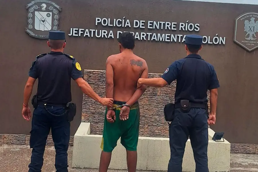 Detenido en Col&oacute;n.