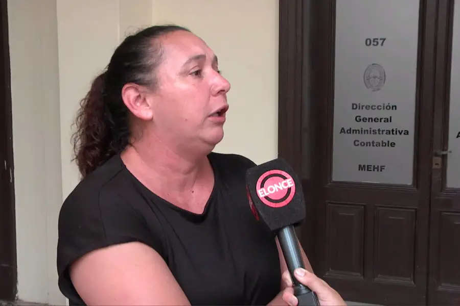 Ivana Ortiz, delegada de ATE. Foto: Elonce.