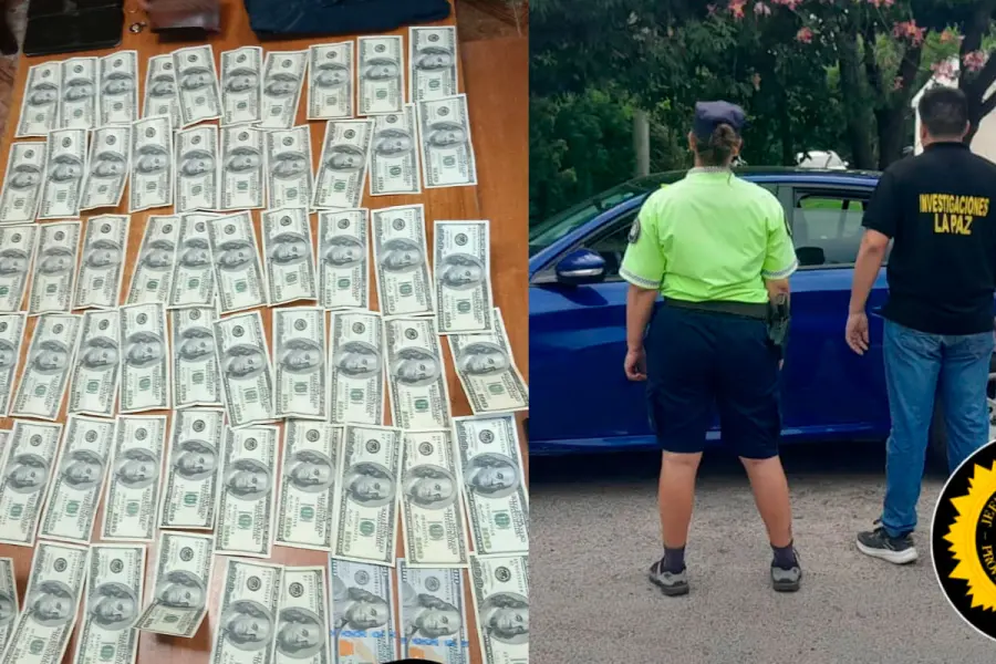 Auto y dinero secuestrado en Paso del Tel&eacute;grafo.