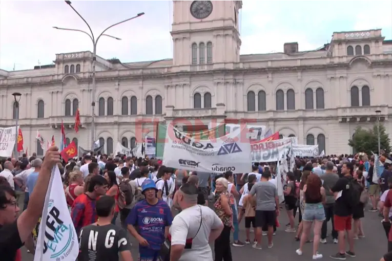 Se replica en Paraná, la movilización contra la Reforma Laboral del Gobierno nacional