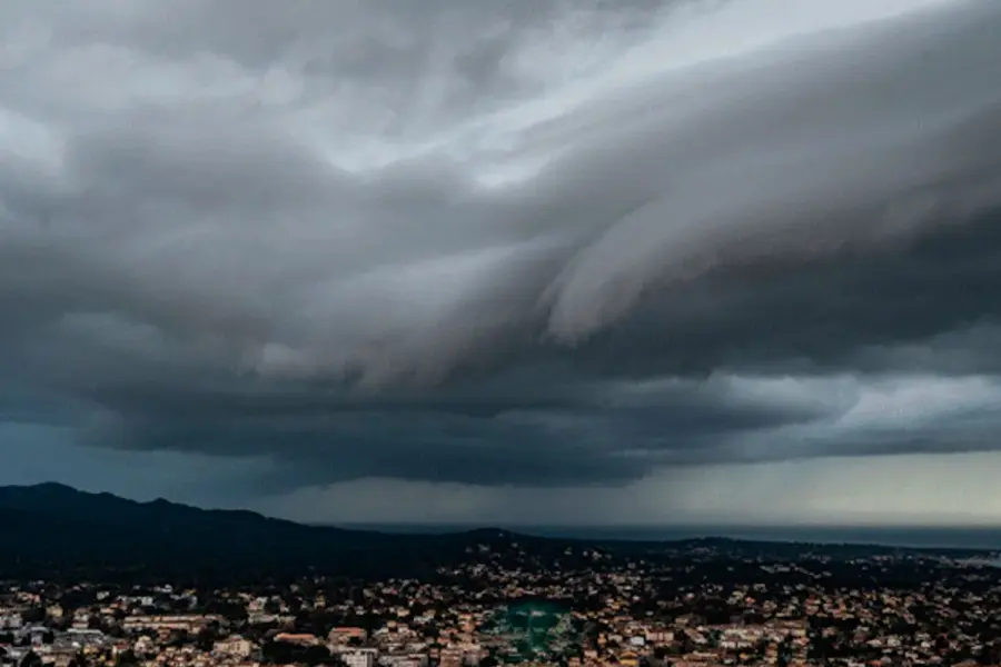 Tormenta Nils en Francia. Foto: Agencia NA.