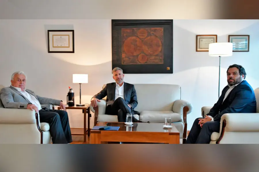 German Carlomagno, Rogelio Frigerio y Manuel Troncozo.