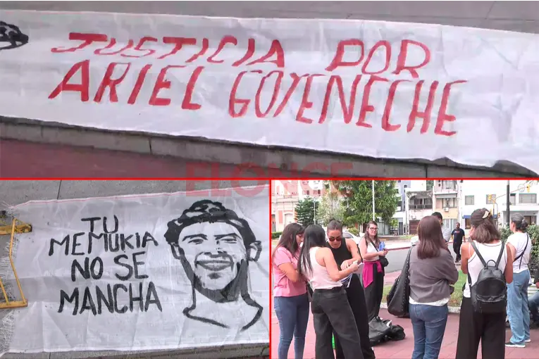 Familiares de Ariel Goyeneche se movilizaron a tribunales: Queremos que la causa se eleve a juicio lo antes posible"