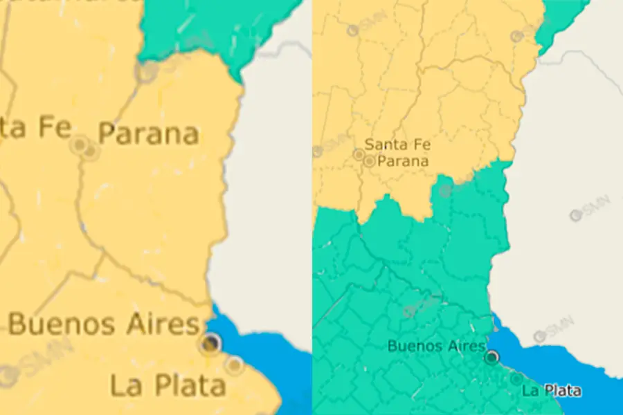 Alerta para el domingo / Alerta para el lunes