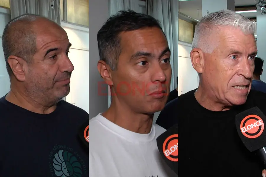 Edgardo Buffa, Mart&iacute;n Tesoro y Gabriel Massimino. Foto: Elonce.