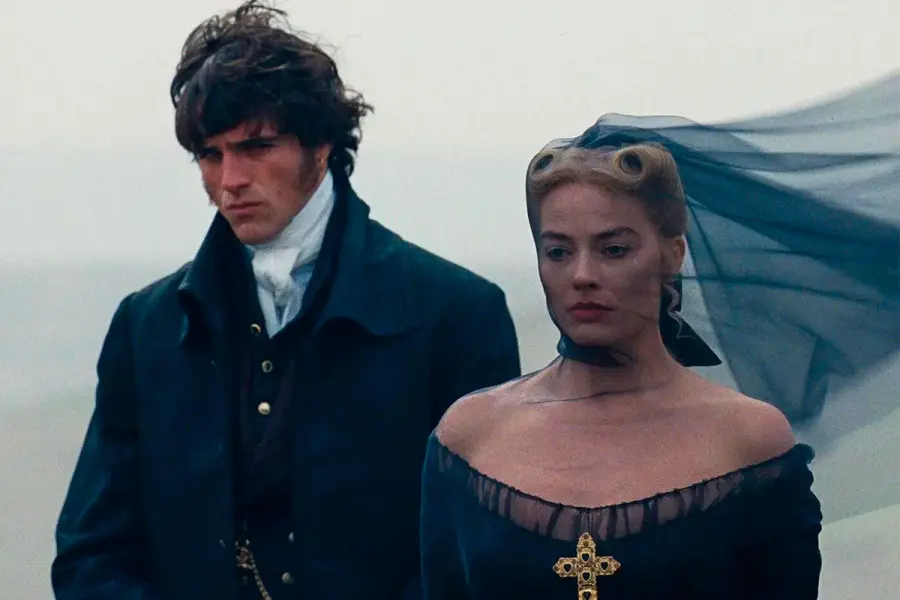 Margot Robbie y Jacob Elordi son los protagonistas de la pel&iacute;cula m&aacute;s elegida. Foto: Redes.