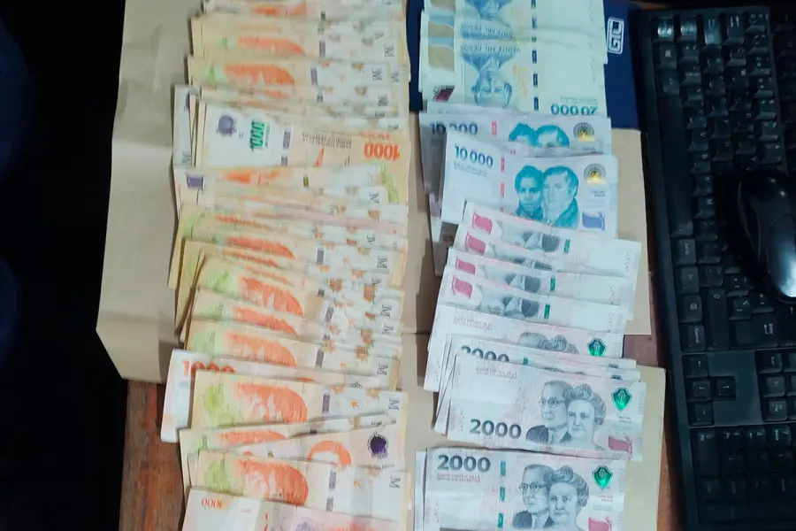 Secuestraron dinero. Foto: P.E.R.