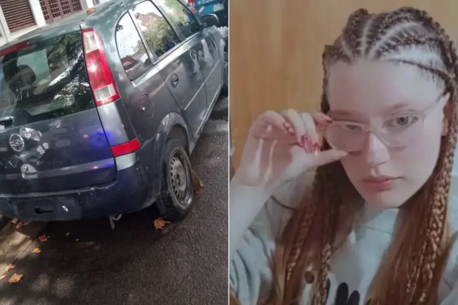 La Chevrolet Meriva incautada. Foto: TN.