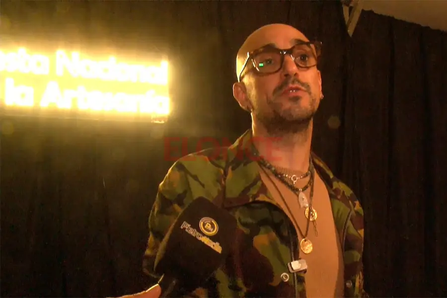 Abel Pintos en conferencia de prensa.