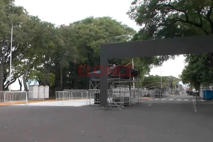 El cors&oacute;dromo de Paran&aacute; esta listo para recibir la tercera noche. Foto: Elonce.