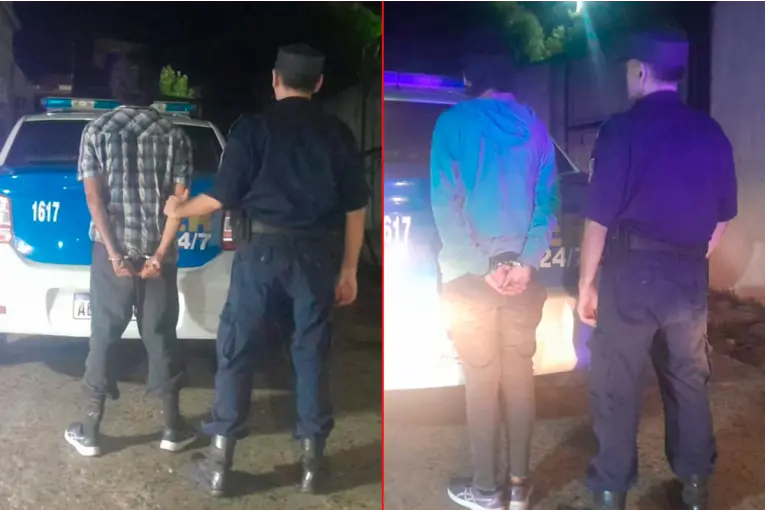 Detuvieron a dos sospechosos por incendiar un contenedor de residuos en Paraná