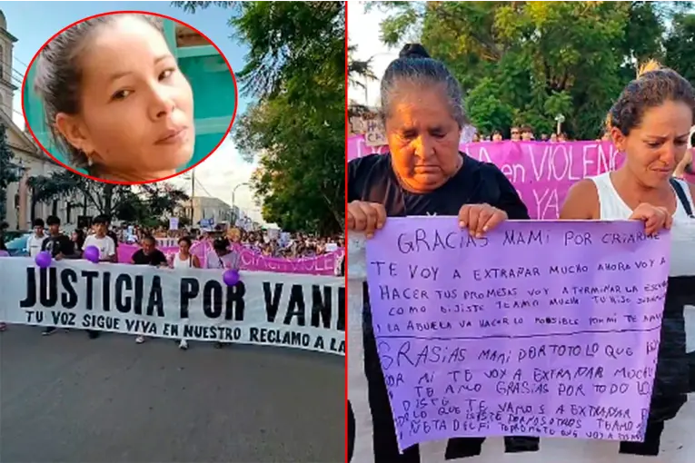 Femicidio en Gualeguay: se realizó marcha por justicia para Vanesa López