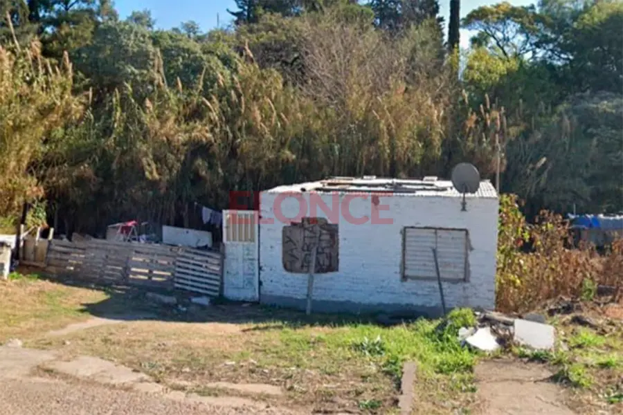 La casa que fue arrastrada por el agua