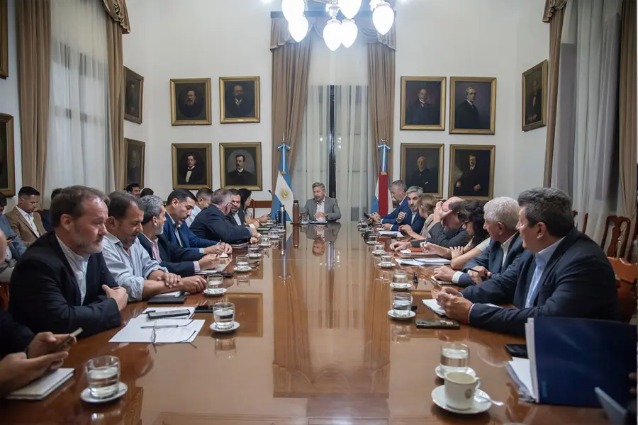 Reuni&oacute;n de gabinete del Gobierno de Entre R&iacute;os.