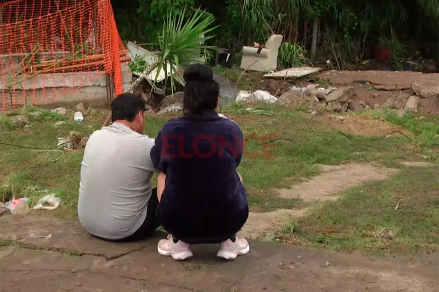 Papa y t&iacute;a  de Chiara