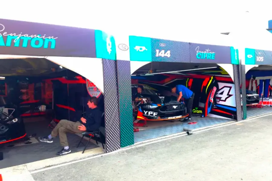 El equipo de Werner tiene 4 Ford Mustang en TC Pista para trabajar en conjunto. (SoloTC)