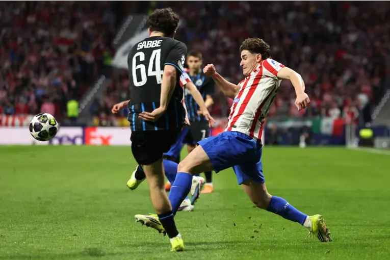 Atlético Madrid goleó 4-1 al Brujas y está en octavos de Champions
