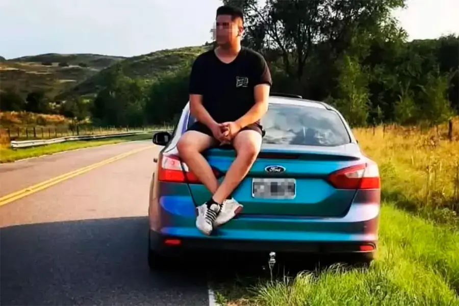 Manejaba ebrio y se film&oacute; a 150 km/h