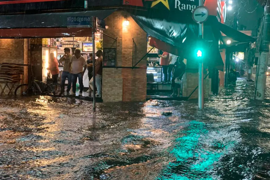 Inundaciones en Brasil.