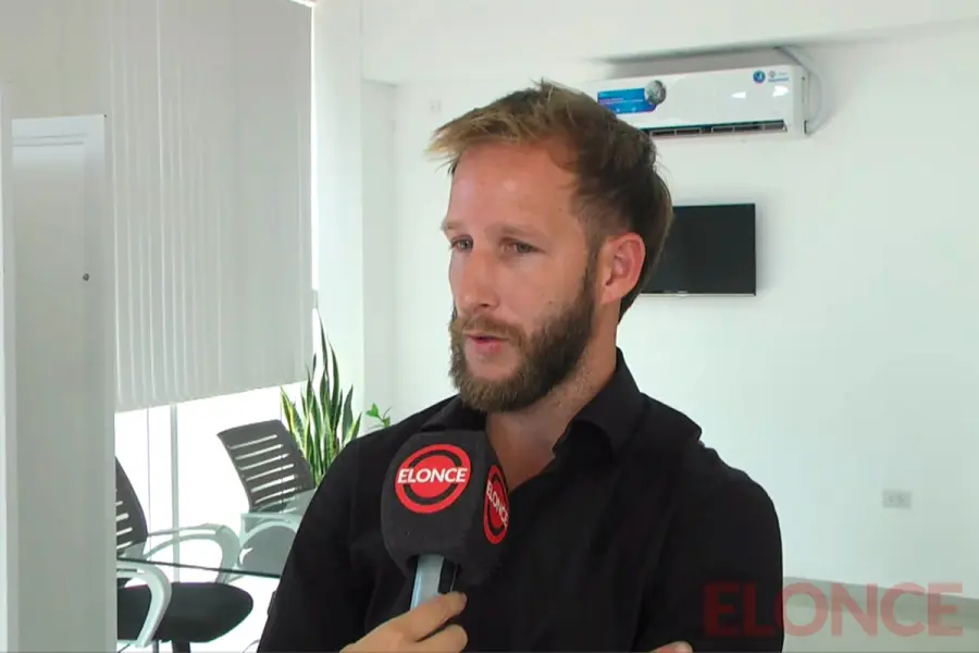 Tom&aacute;s Spinelli, referente de una inmobiliaria local (foto Elonce)