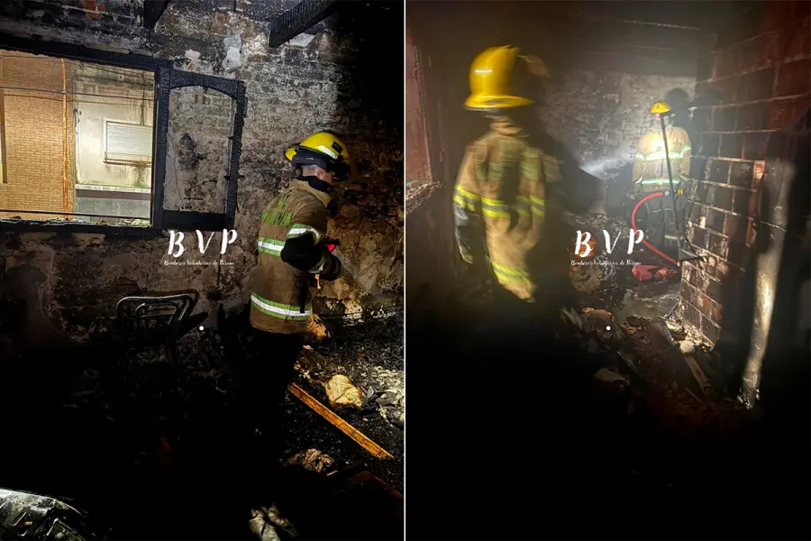 Se produjo un incendio en una vivienda en el centro de Paran&aacute;- BVP